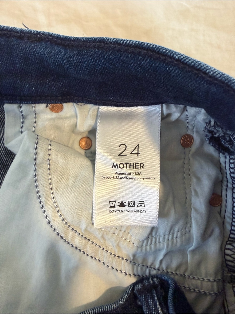 MOTHER The Tripper Ankle Jeans In Taking Shape Size 24 - Picture 10 of 14